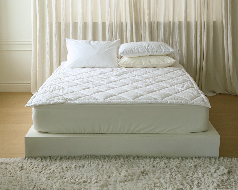 Washed 100% Australian Merino Wool Mattress Pad