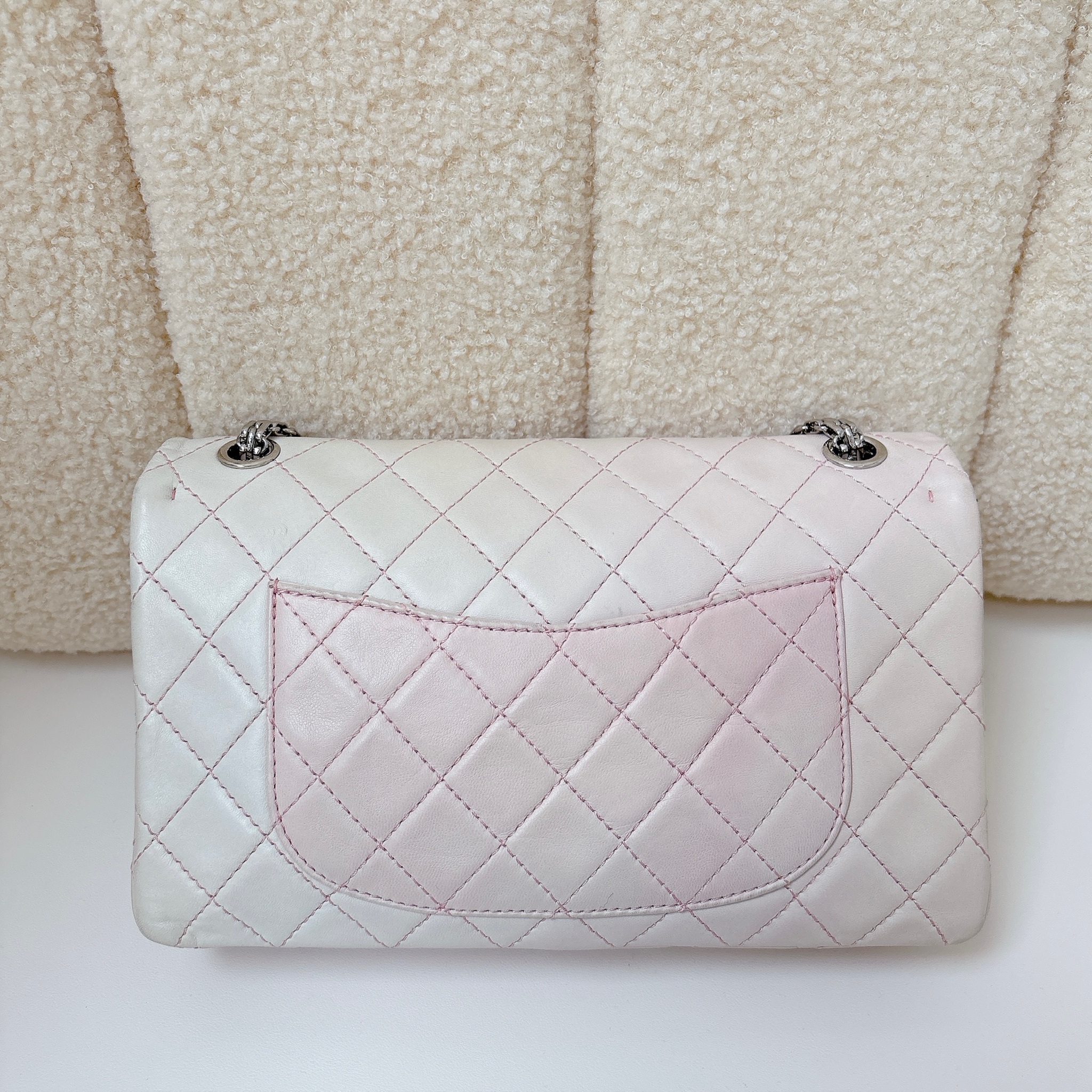 Chanel 2.55 Reissue Flap Bag - Pink & Cream Ombre / SHW