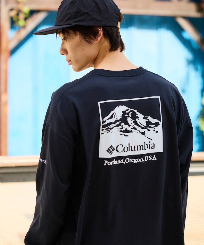 Columbia × FREAK'S STORE Imperial Park 背後印花長袖TEE