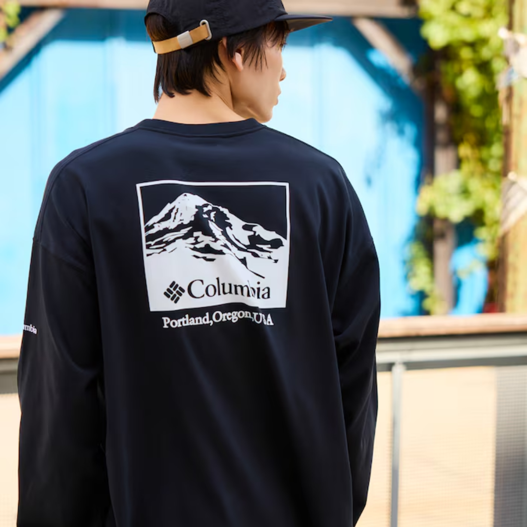 Columbia × FREAK'S STORE Imperial Park 背後印花長袖TEE