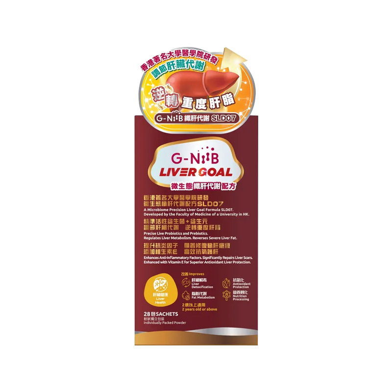 G-NiiB微生態纖肝代謝配方SLD07 28包