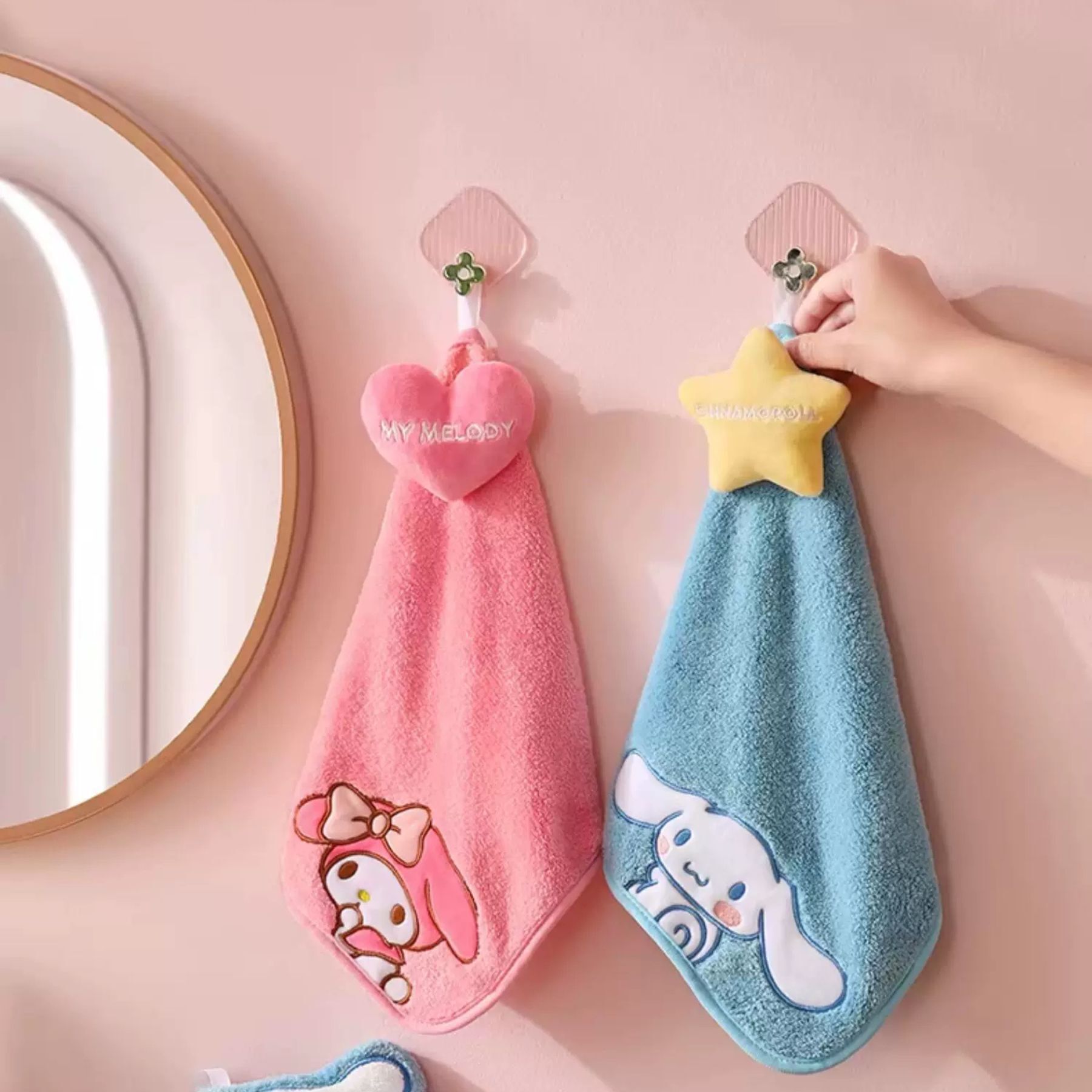玉桂狗 Sanrio 珊瑚絨抹手巾