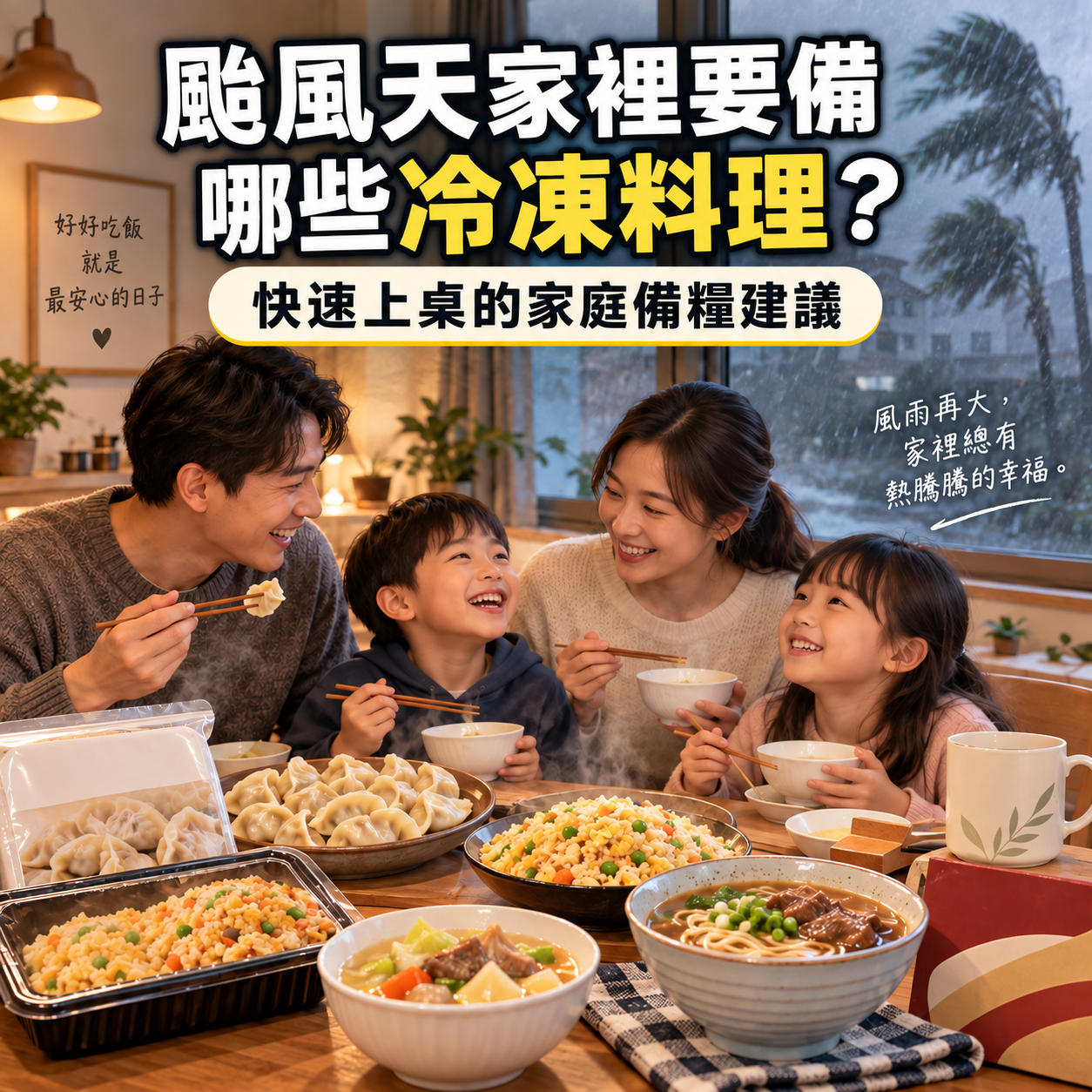 颱風天備糧建議