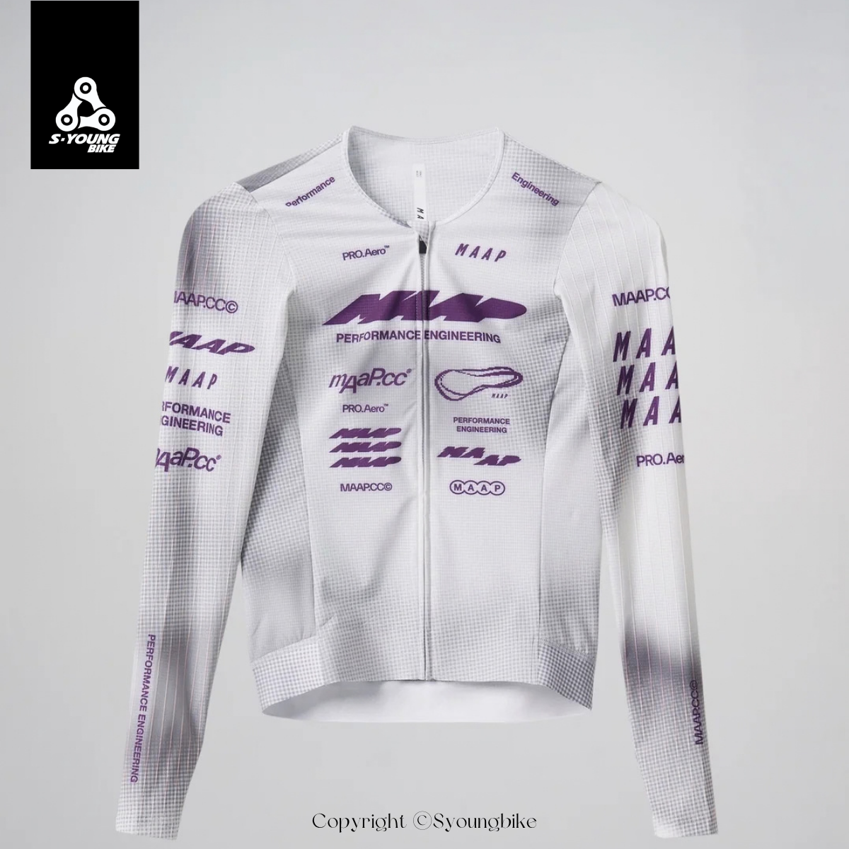 【MAAP】Pro Aero LS Jersey 男性長袖車衣 / LUNAR GREY
