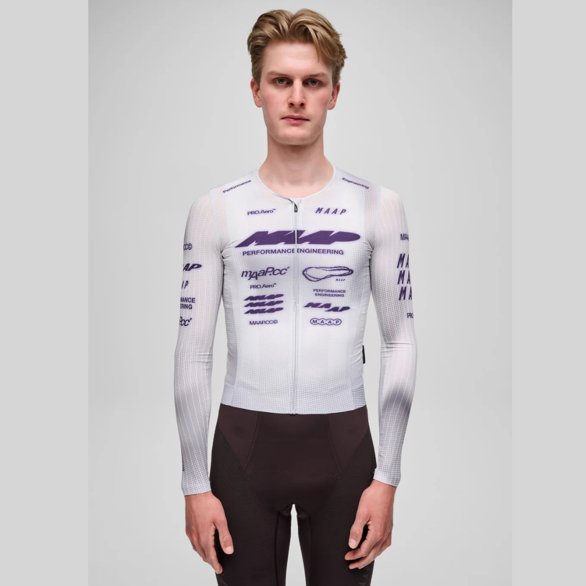 【MAAP】Pro Aero LS Jersey 男性長袖車衣 / LUNAR GREY