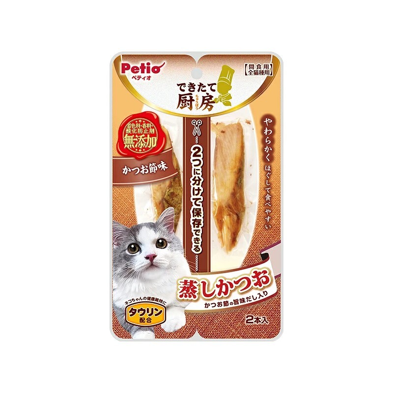 Petio 貓用 大廚蒸鰹魚+木魚味【$105 X 6 包】