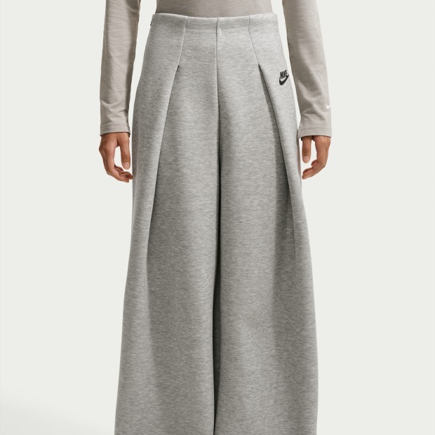 【逢甲 FUZZY】NIKE W Sportswear Tech Fleece 高腰 皺摺 長褲 寬褲 闊腿褲 太空棉