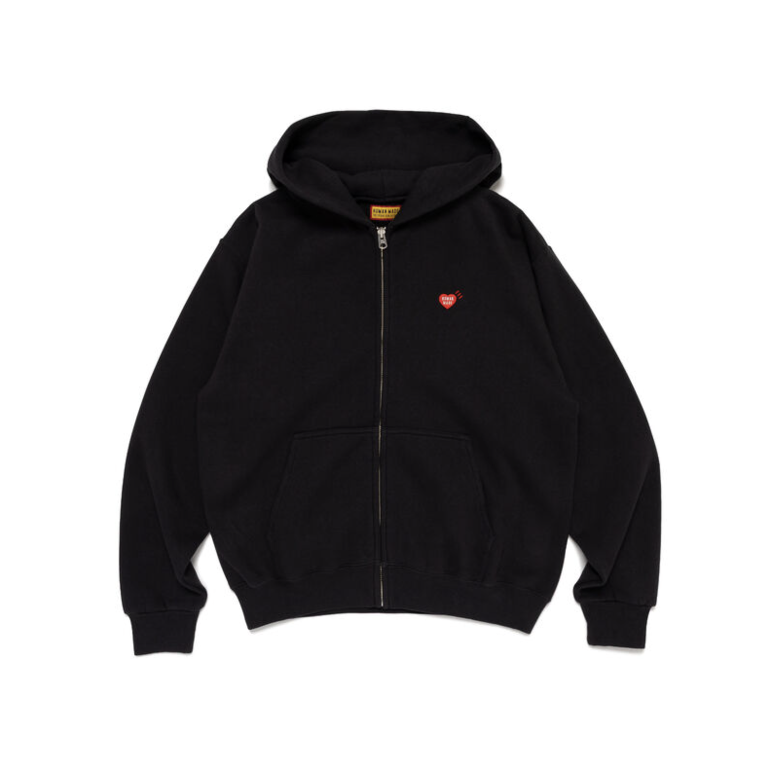 HUMAN MADE CLASSIC ZIP-UP HOODIE 人間製 紅色 愛心 連帽外套 黑色/灰色/藍色-HM32CS022