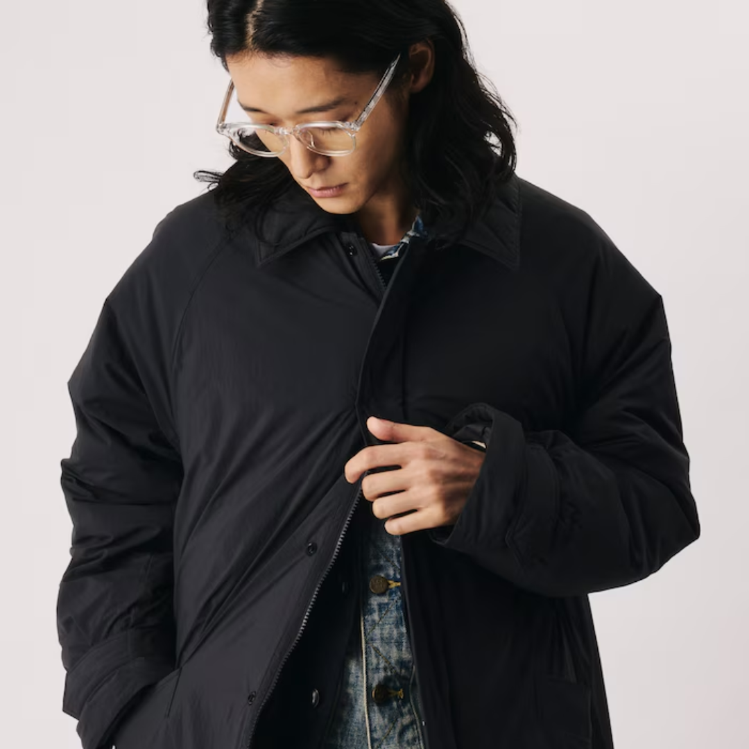 NANGA × Firsthand 聯名別注羽絨翻領長版大衣