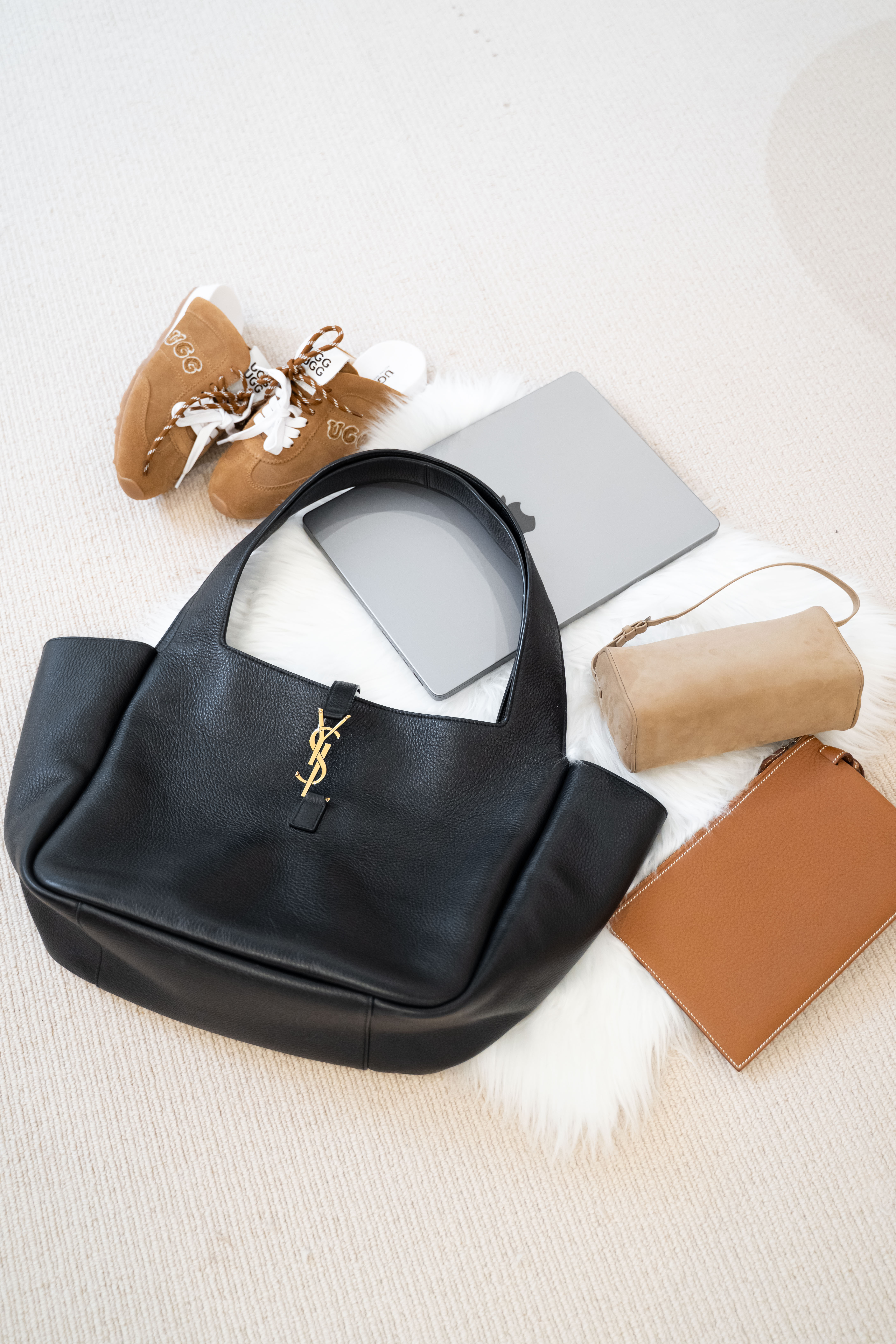 Saint Laurent YSL Medium Bea Tote Bag 黑色中號托特包袋單肩袋