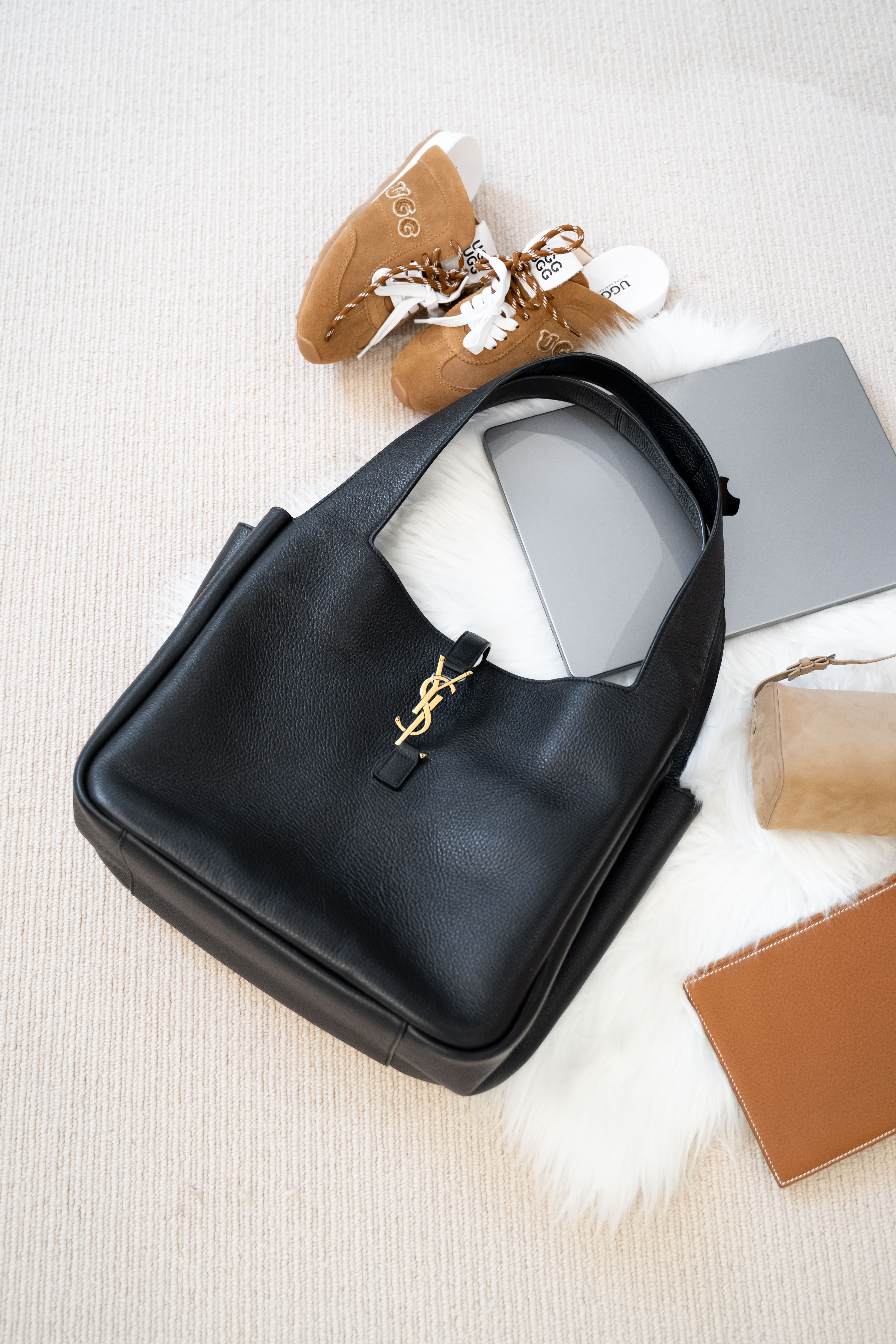 Saint Laurent YSL Medium Bea Tote Bag 黑色中號托特包袋單肩袋