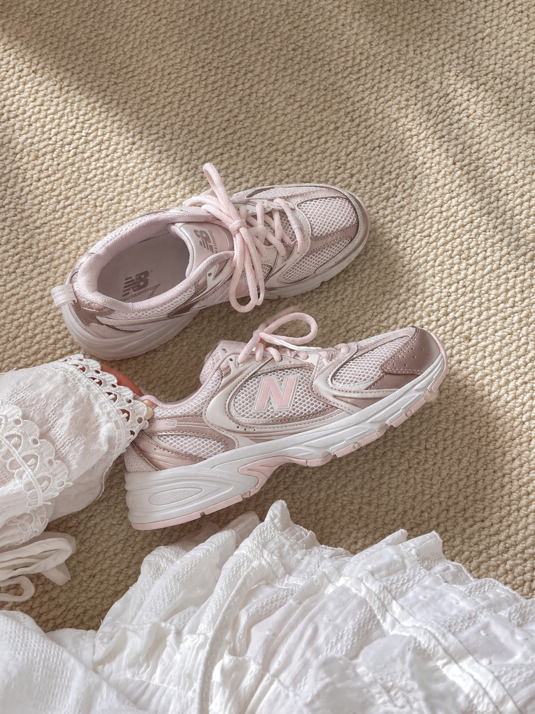 【9/25 - 9/28 週末優惠】New Balance 530 "Pink Rose" GS 金屬 柔霧粉 玫瑰金 休閒鞋 G5302KD