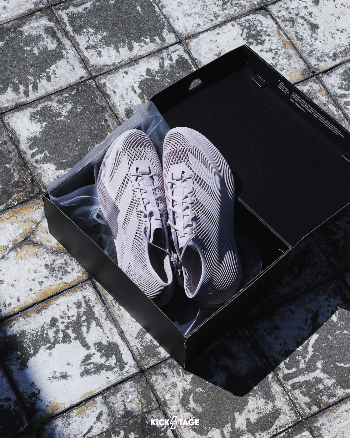 男女鞋 ADIDAS CLIMACOOL LACED 淺紫灰 3D列印 一體成型 透氣 支撐 休閒 運動鞋【KJ8970】