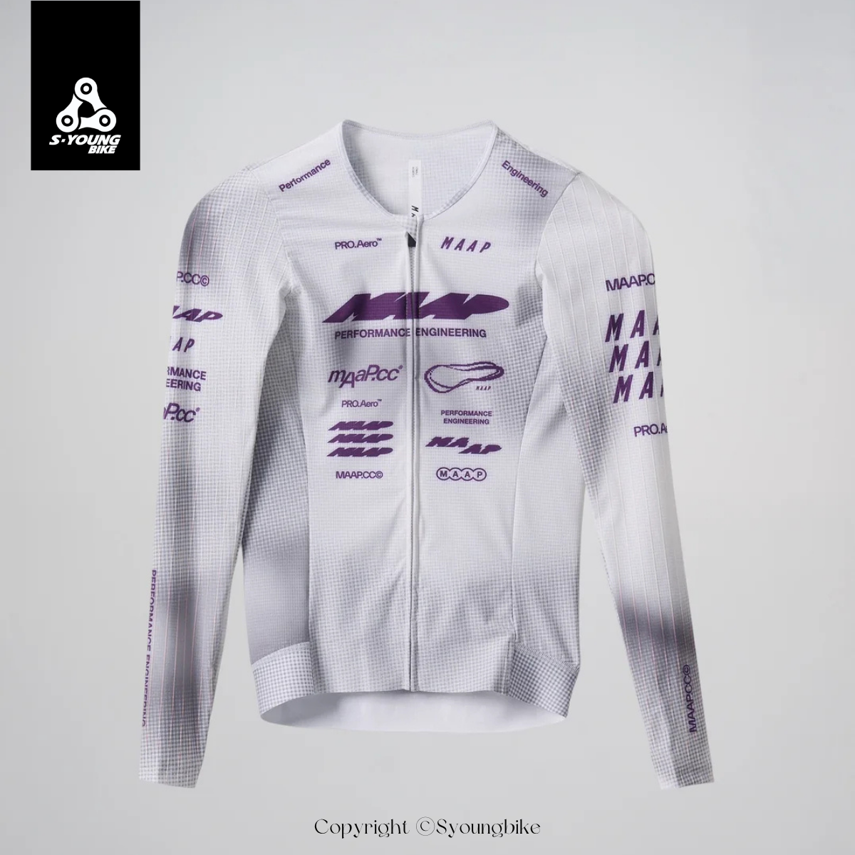 【MAAP】W's Pro Aero LS Jersey 女性長袖車衣 / LUNAR GREY