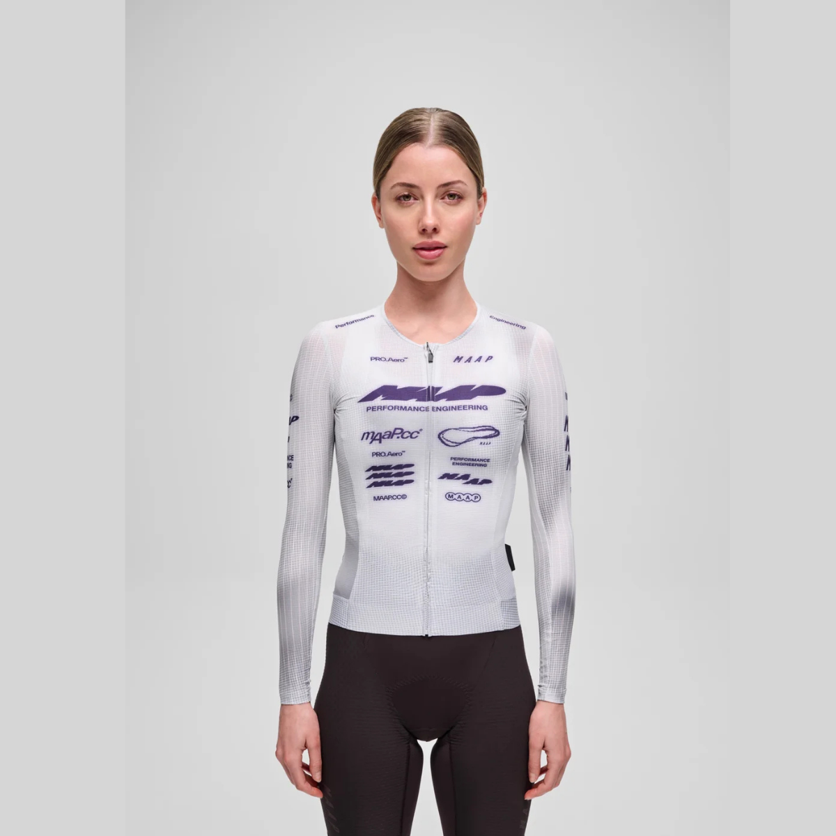 【MAAP】W's Pro Aero LS Jersey 女性長袖車衣 / LUNAR GREY