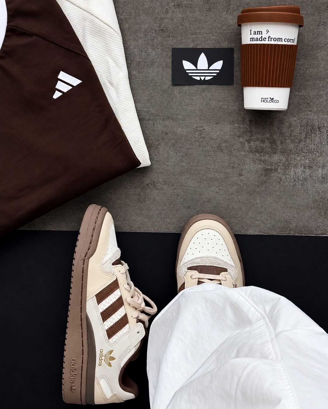 【預購】ADIDAS ORIGINALS FORUM CL 奶茶色 LA3802