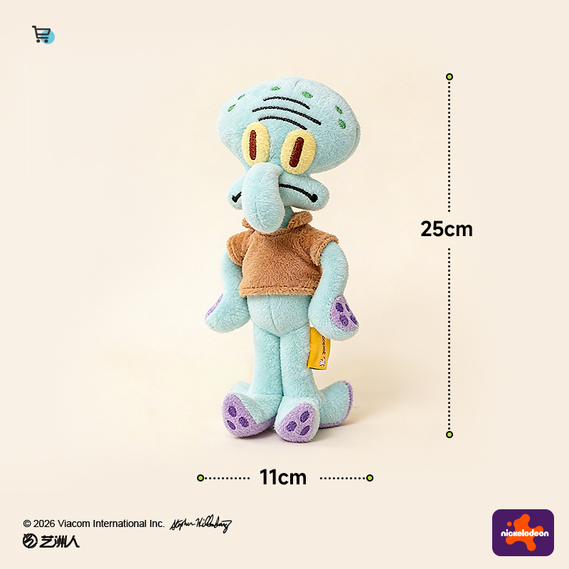 海綿寶寶-章魚哥厭世發聲療癒玩具 PHY64173