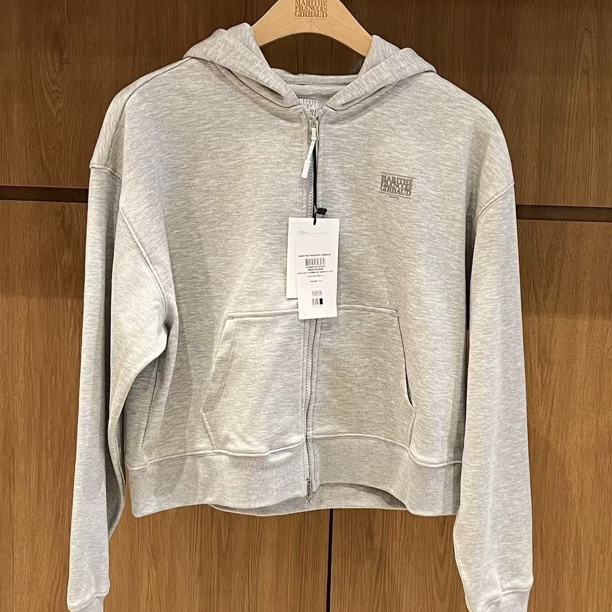 香港$980!!連線入code再減😱!!  MARITHE FRANCOIS GIRBAUD (MFG)｜MFG46FHZ310 MARITHE SPORT W OVERSIZED SOFT BRUSHED FULL ZIP-UP [2 colors]  M123