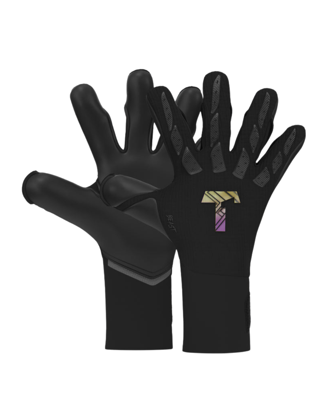 T1TAN GOALKEEPER GLOVES Beast 4.0 Vampire Black  龍門手套 黑色