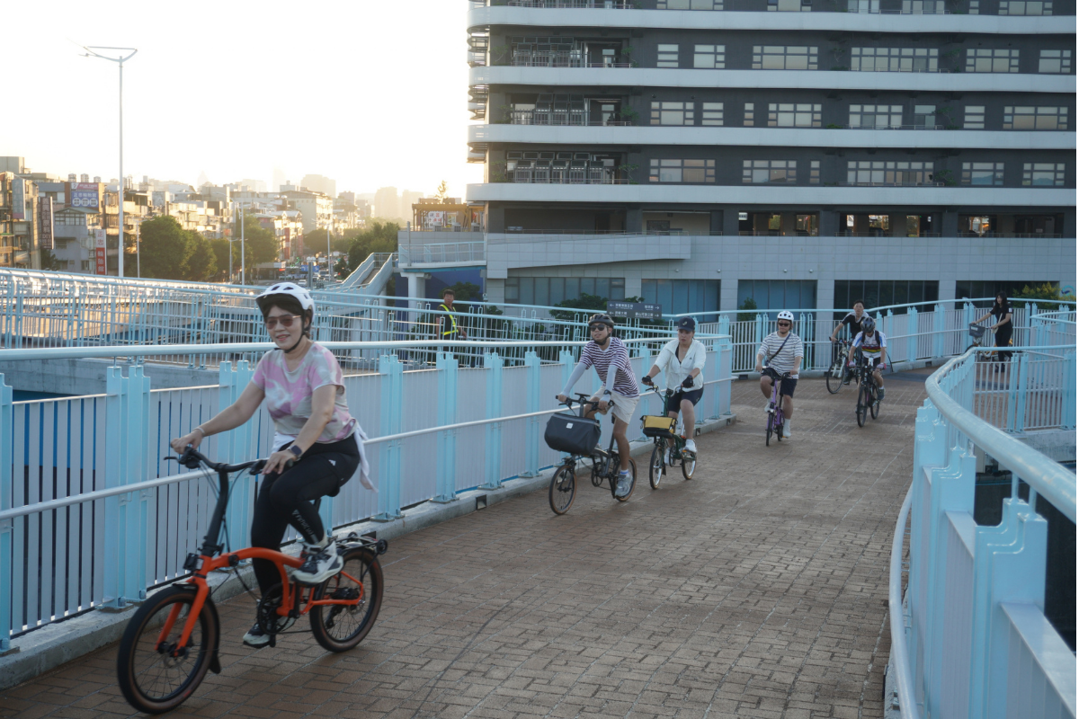 台北河濱 Brompton 騎行