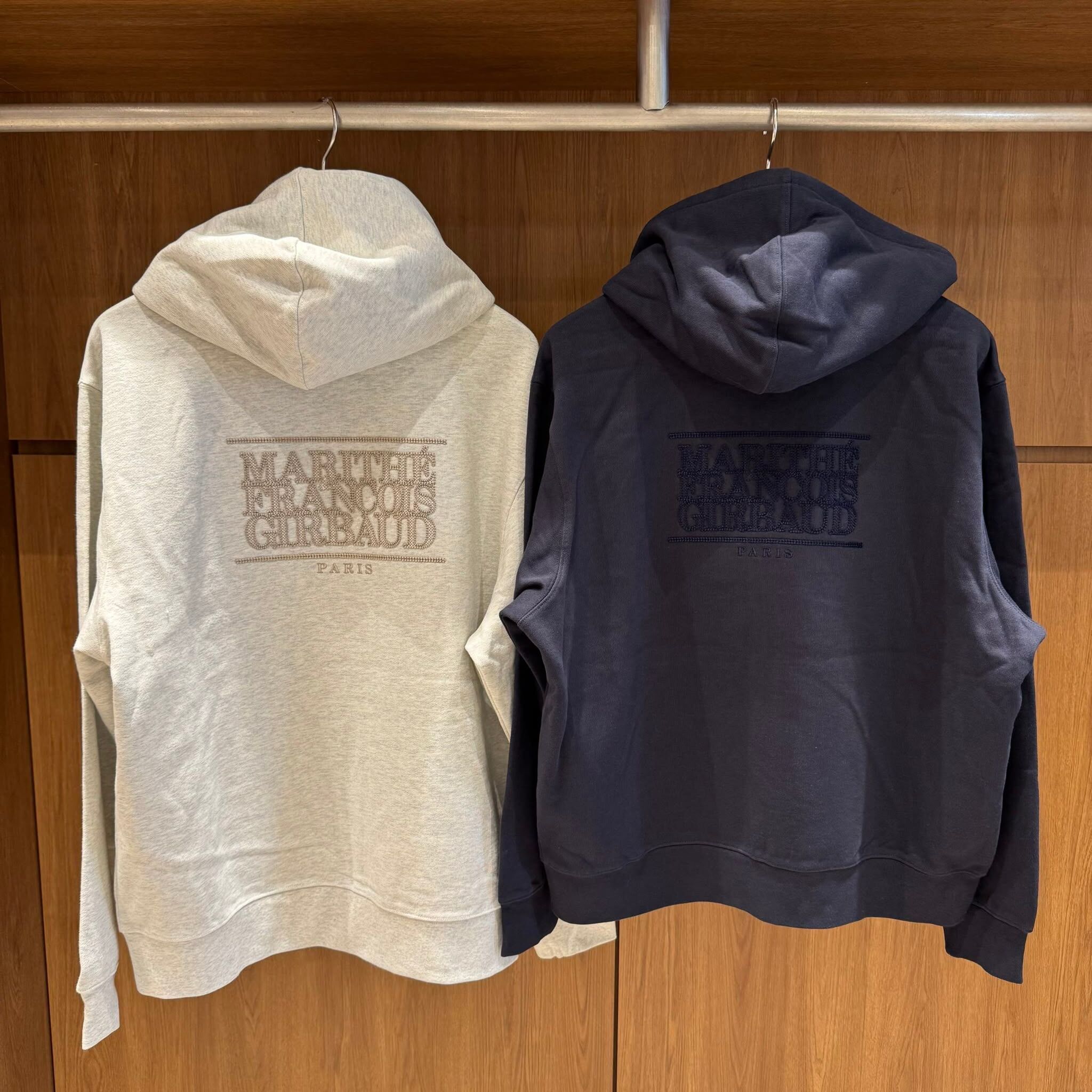香港$980!!連線入code再減😱!! MARITHE FRANCOIS GIRBAUD (MFG)｜MFG46FHZ201 BACK CLASSIC LOGO HOODIE ZIPUP [2 colors] M127