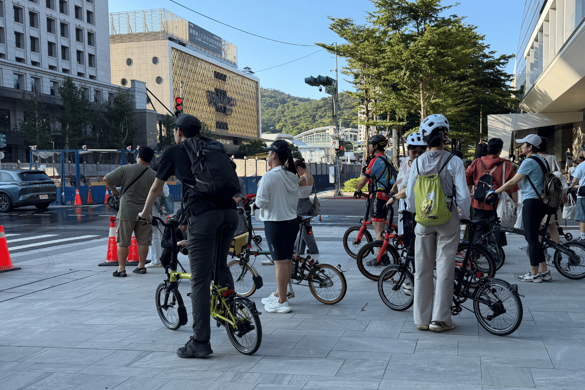 雙輪閱水活動集合出發