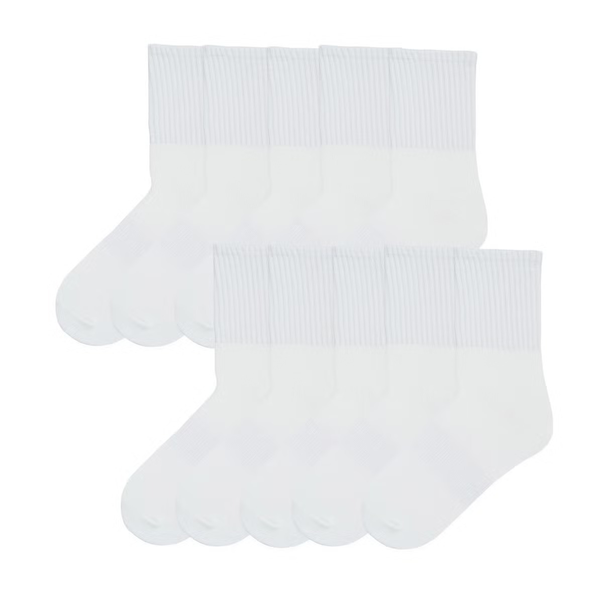 🇰🇷 Sockstop 純色棉襪 10對  (K269 CO633)