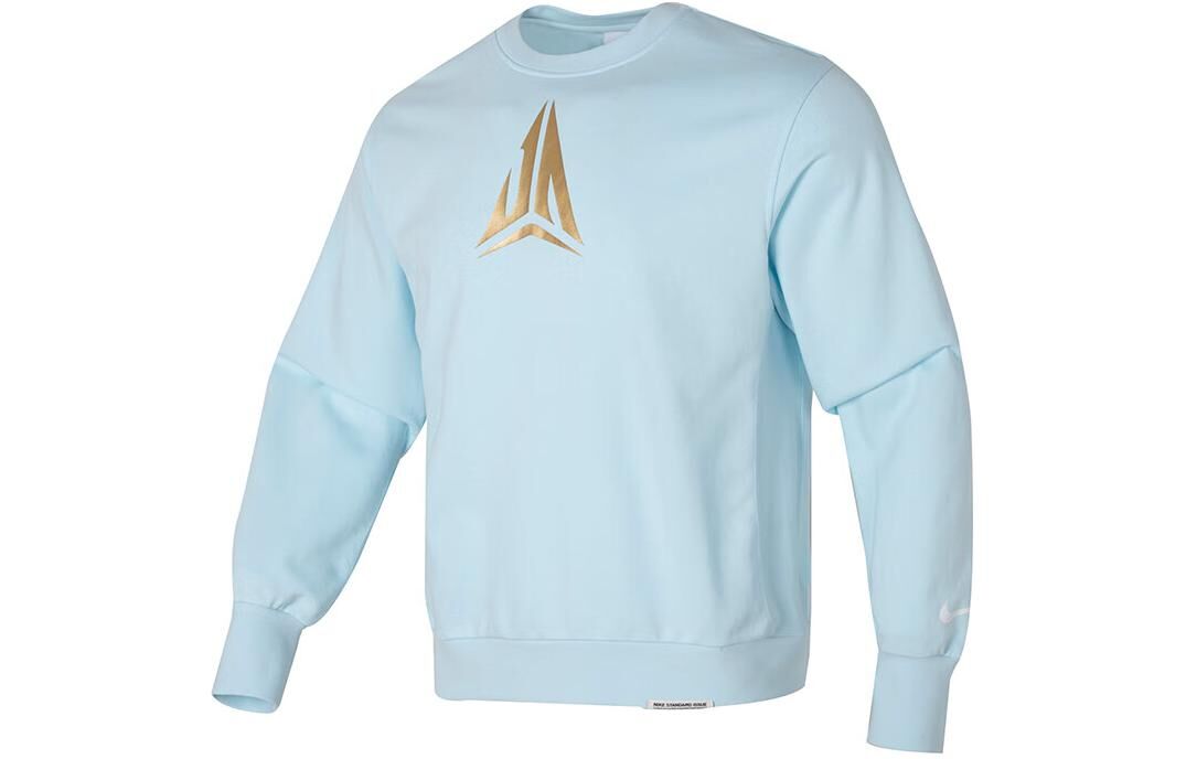 【代購】Nike Ja Morant Sweatshirts Men's Blue Crew Neck Moderate Regular FZ5735-474