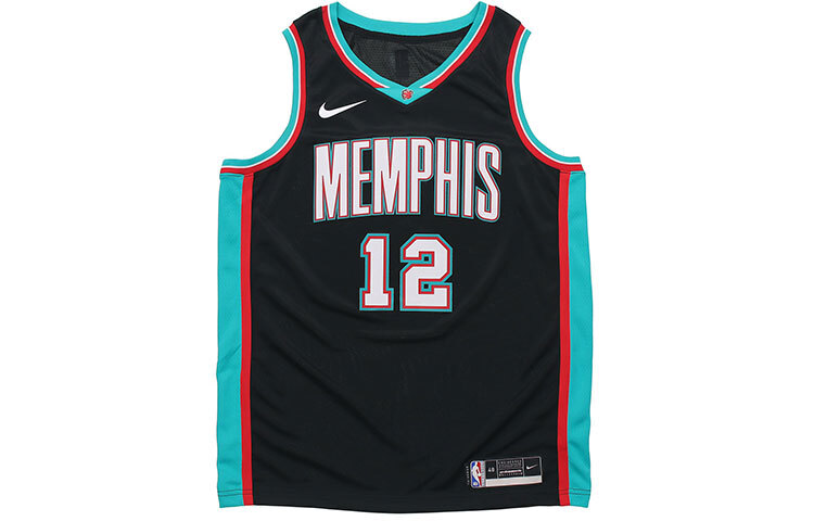 【代購】Nike X NBA Memphis Grizzlies Ja Morant 2020-21 Sports Jersey Black CN1030-010