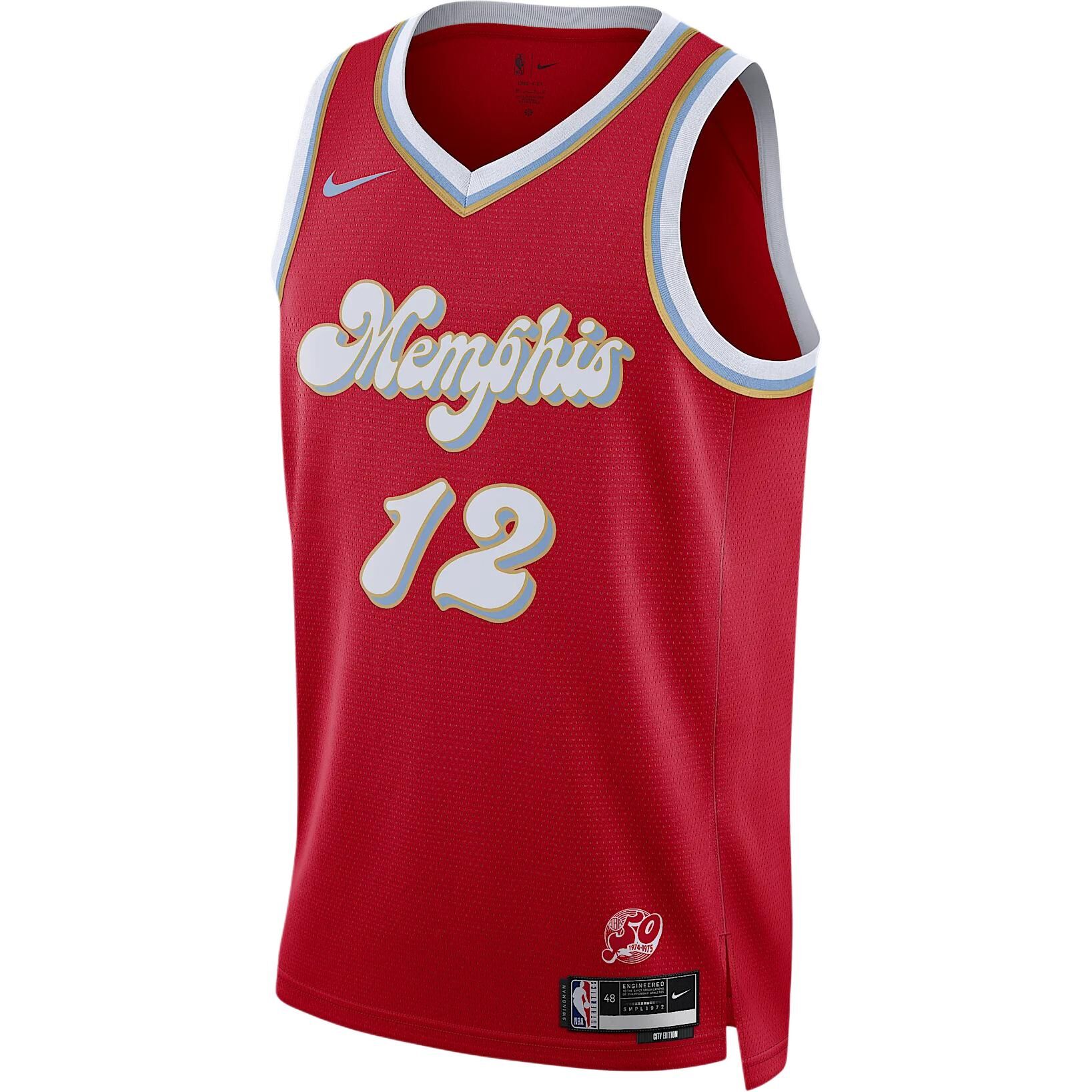 【代購】Nike Ja Morant Memphis Grizzlies 2024/25 City Edition Men's Nike Dri FIT Nba Swingman Jersey FQ4347-658