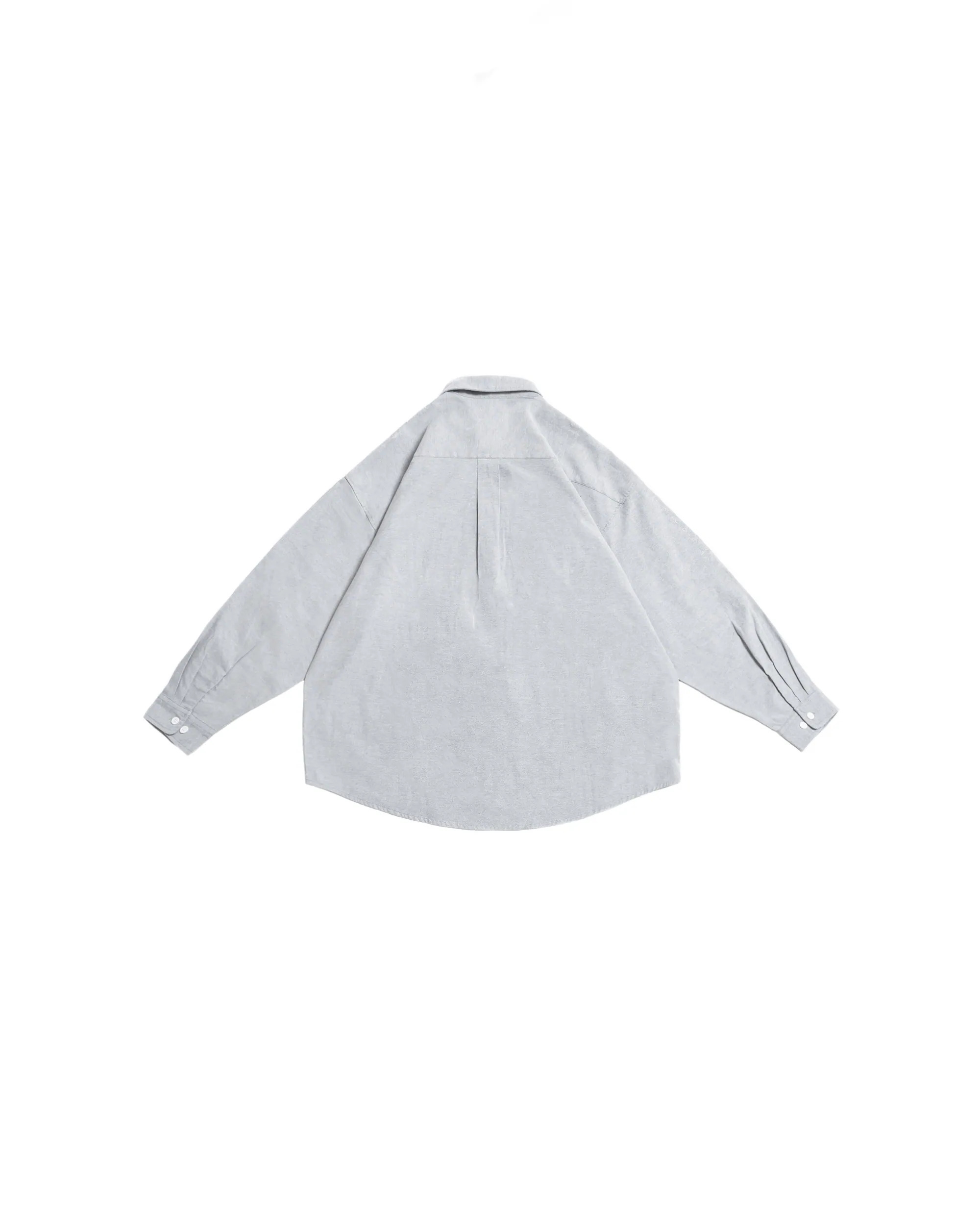 PERSEVERE LOOSE-FIT L / S SHIRT - OXFORD GREY