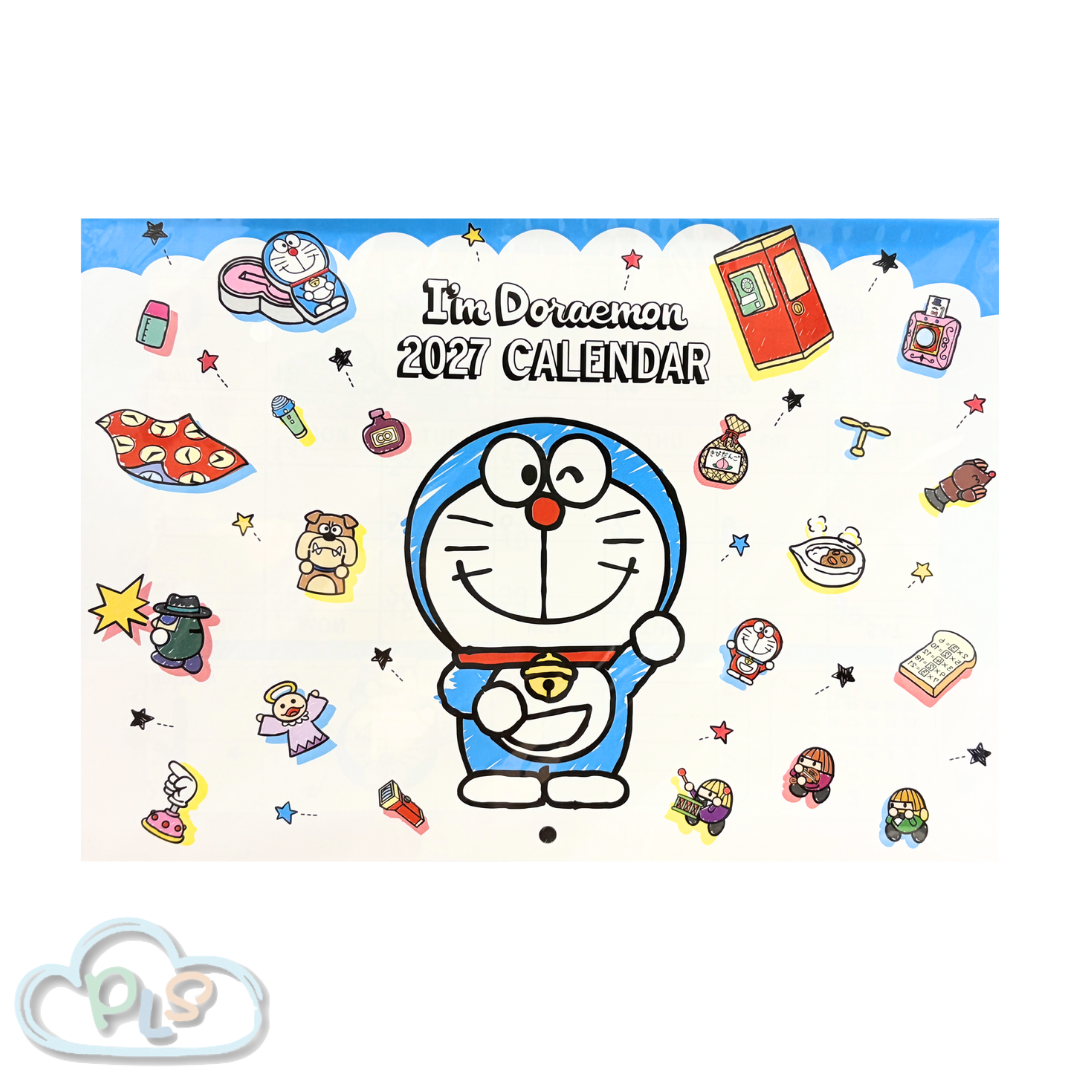 2027 Doraemon Hanging Calendar (Japan Ver.) #23092-1