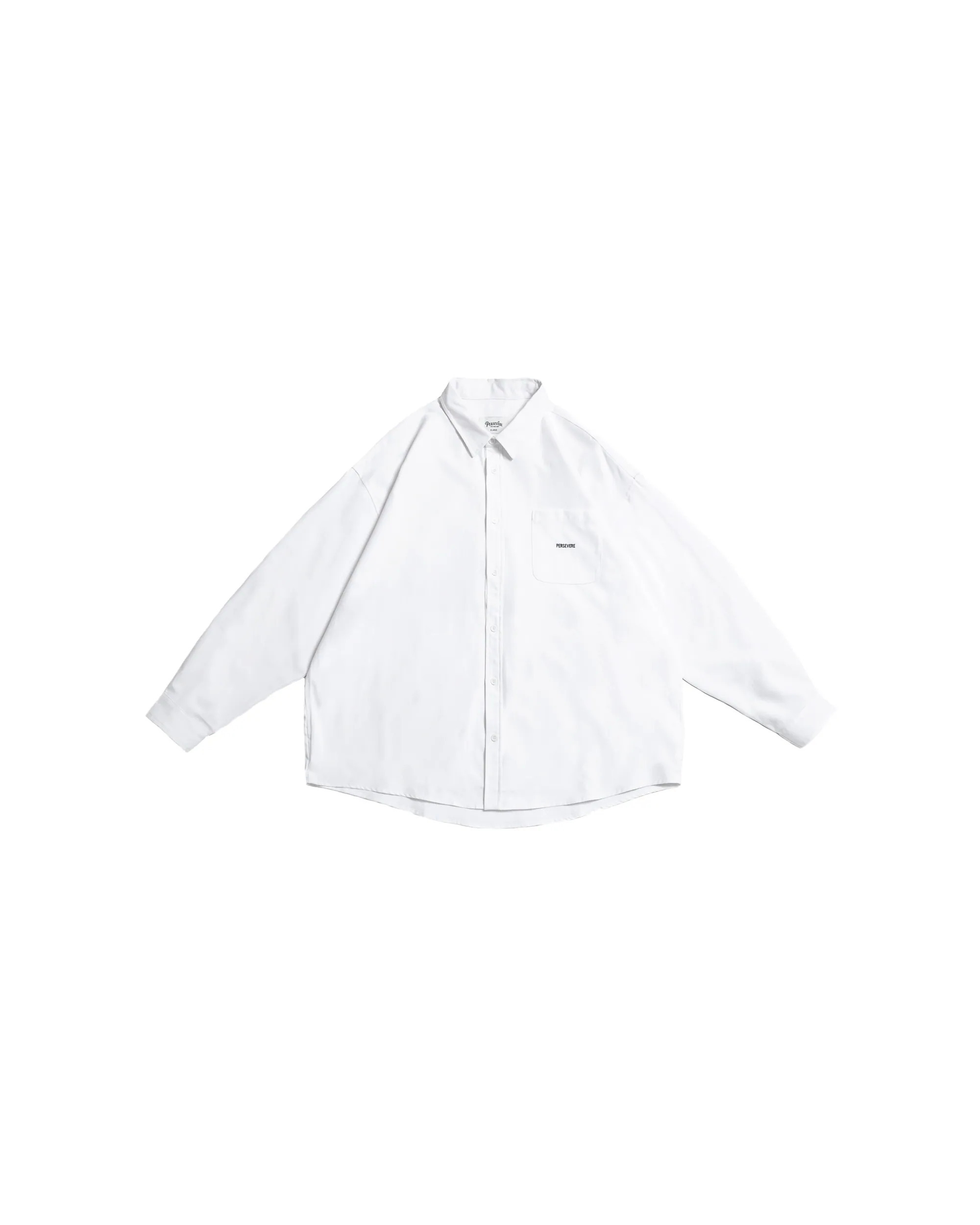PERSEVERE LOOSE-FIT L / S SHIRT - OXFORD WHITE