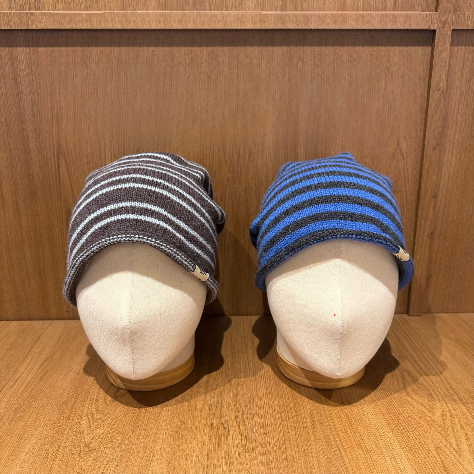 MARITHE FRANCOIS GIRBAUD (MFG)｜MFG46FHG227 MICRO CLASSIC LOGO STRIPE BEANIE [2 colors] M170
