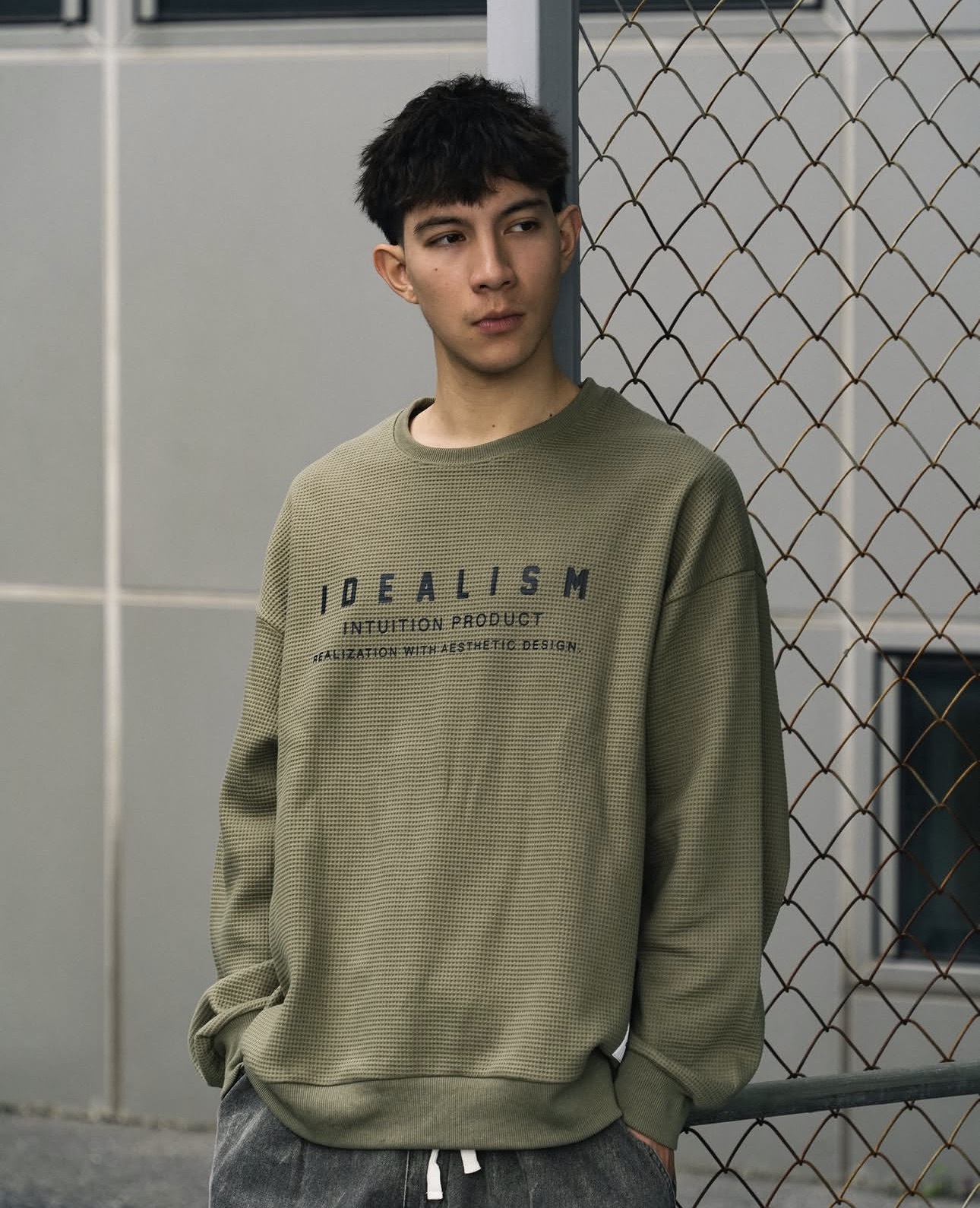 Idealism Waffle Sweatshirt