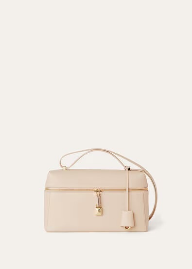 Loro Piana Extra Pocket L27 Feather Pink Calfskin 羽毛粉色小牛皮飯盒手袋