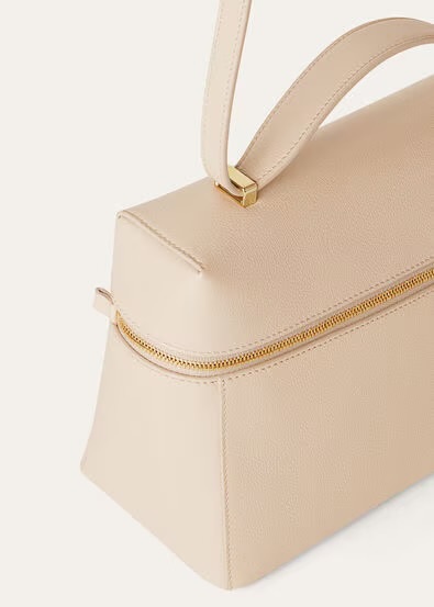 Loro Piana Extra Pocket L27 Feather Pink Calfskin 羽毛粉色小牛皮飯盒手袋