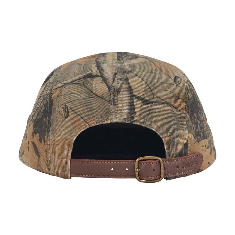 Supreme Washed Chino Twill Camp Cap 水洗 五分割帽 帽子 枯葉迷彩 FW26H55-RE [台灣現貨]