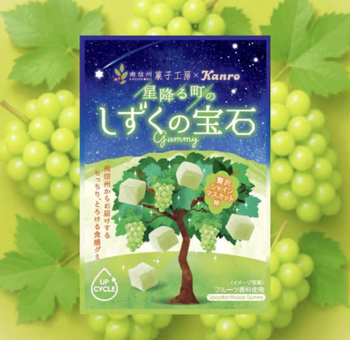 JP 贅沢香印提子風味寶石彈力軟糖 37g 7141 TK260922