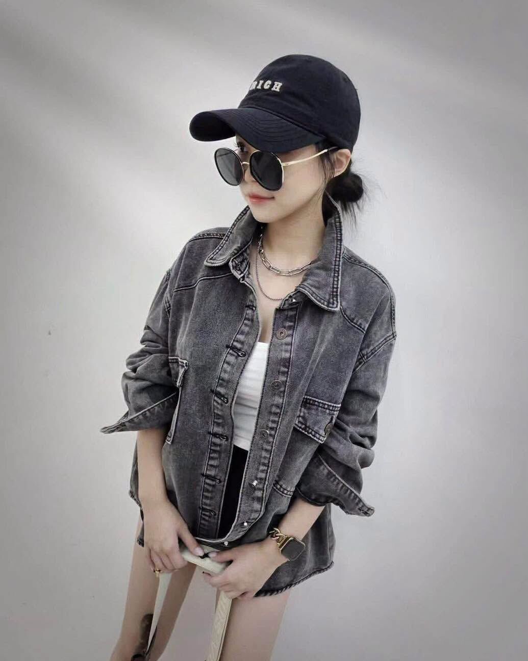 【質感百搭的美式單寧牛仔襯衫外套】（預購）