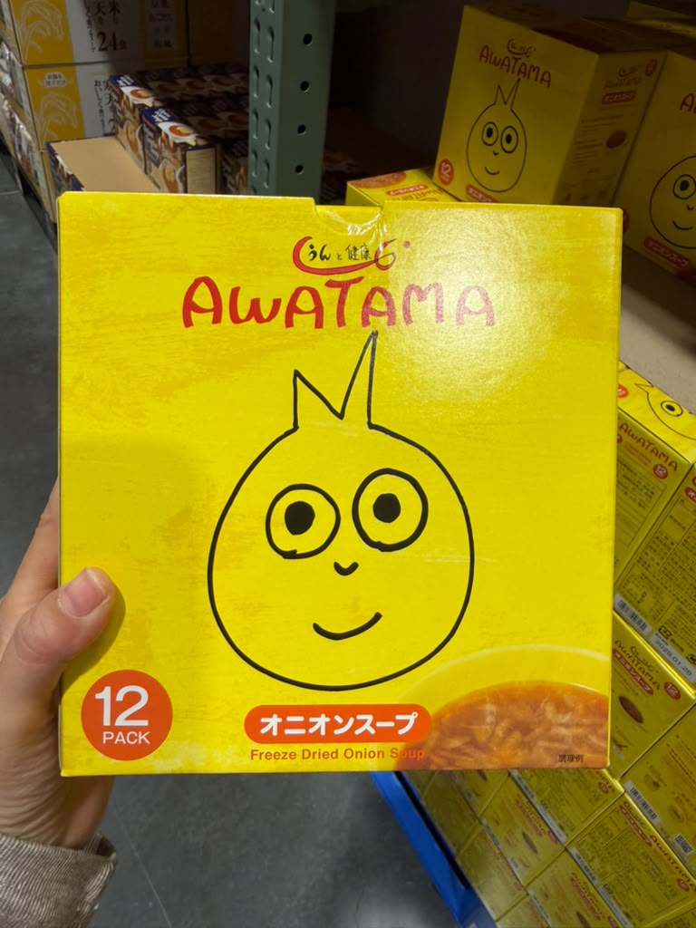 EY035 AWATAMA 洋蔥湯 Freeze Dried Onion Soup 12袋裝 EXP: 2028/01/28