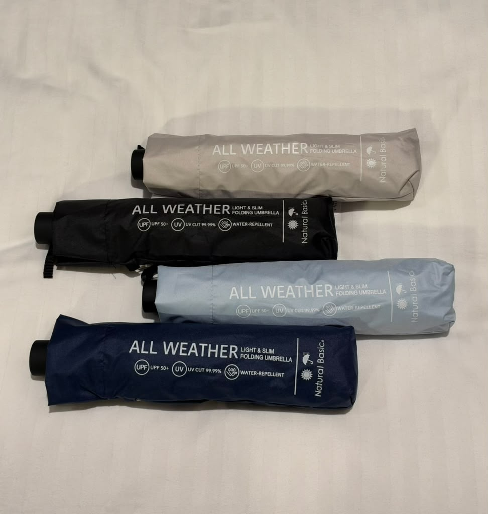 EY151 Nakatan Natural Basic UV ALL WEATHER 晴雨兼用超輕量全天候折疊傘