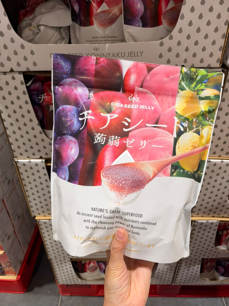 EY117 若翔 奇亞籽蒟蒻啫喱(4款口味) 60個裝 Chia Seed Konjac Jelly EXP: 2027/08