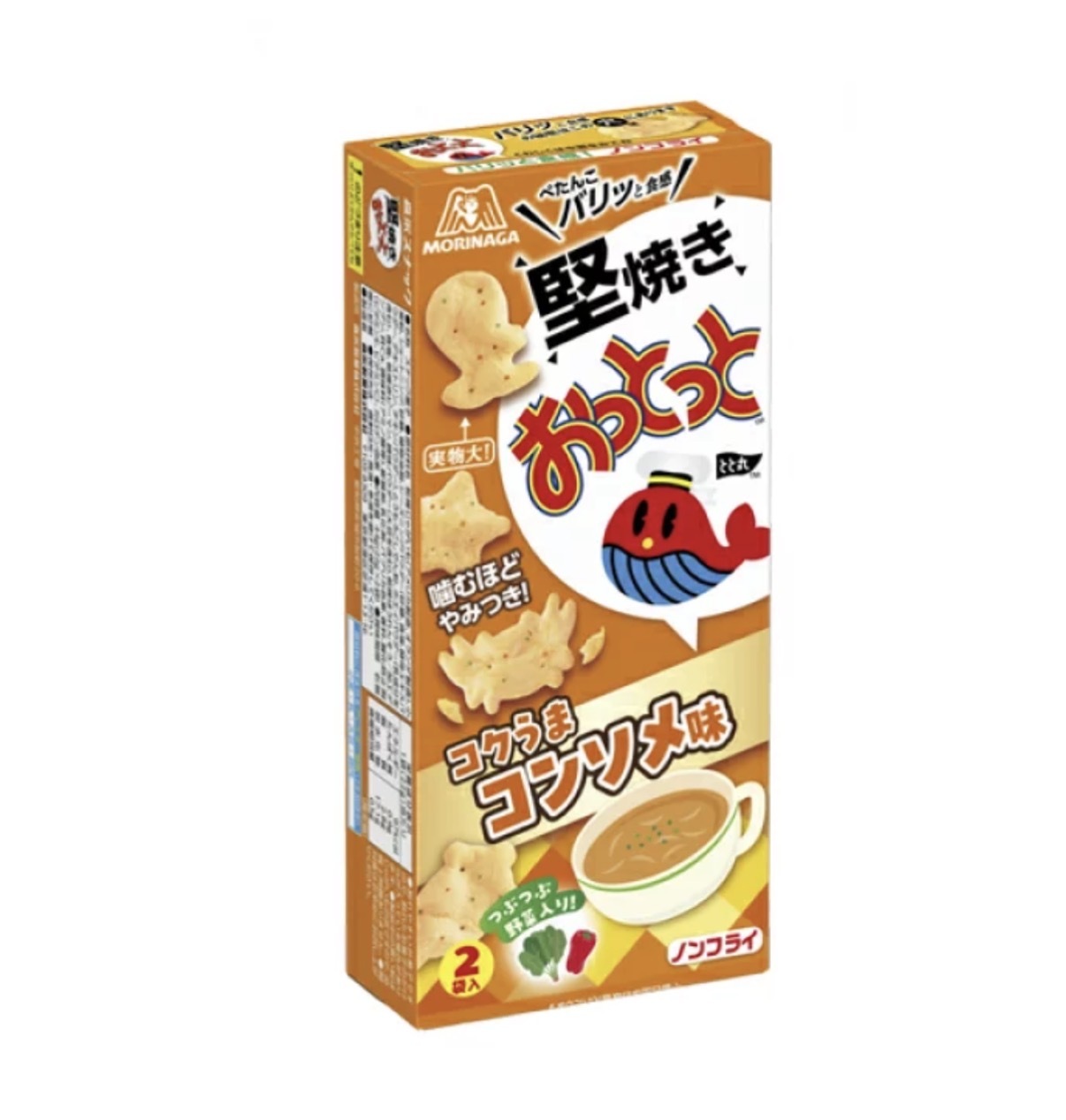 【最新發售】JP 日版魚仔餅 薄扁燒 清湯味 2袋 7160 TK260922
