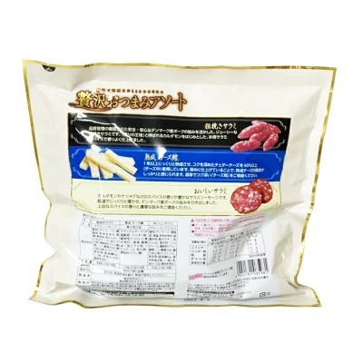 EY133 なとり 奢華下酒小食拼盤（粗挽沙律米腸／熟成芝士鱈魚條／沙律米片）12袋 Natori Premium Otsumami Assort