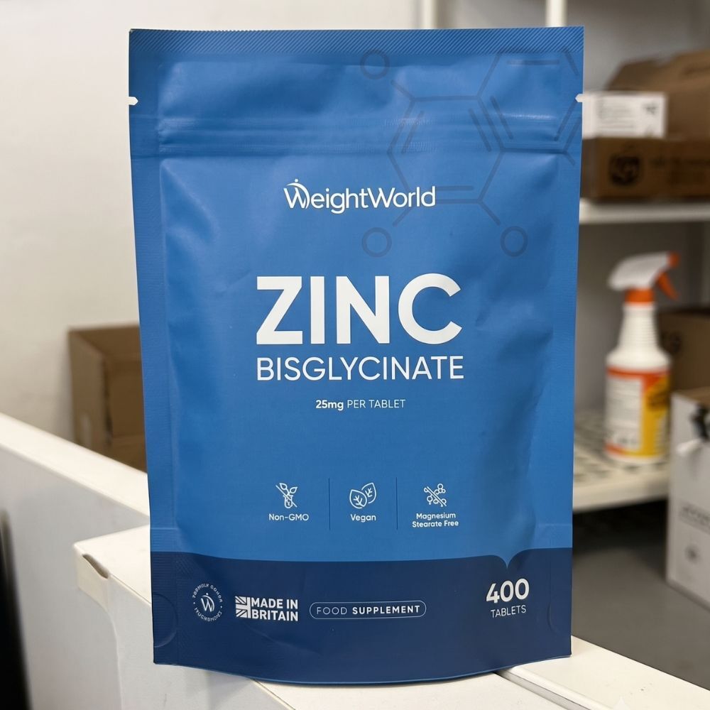 英國 WeightWorld 25mg 鋅片 400顆 (袋裝)