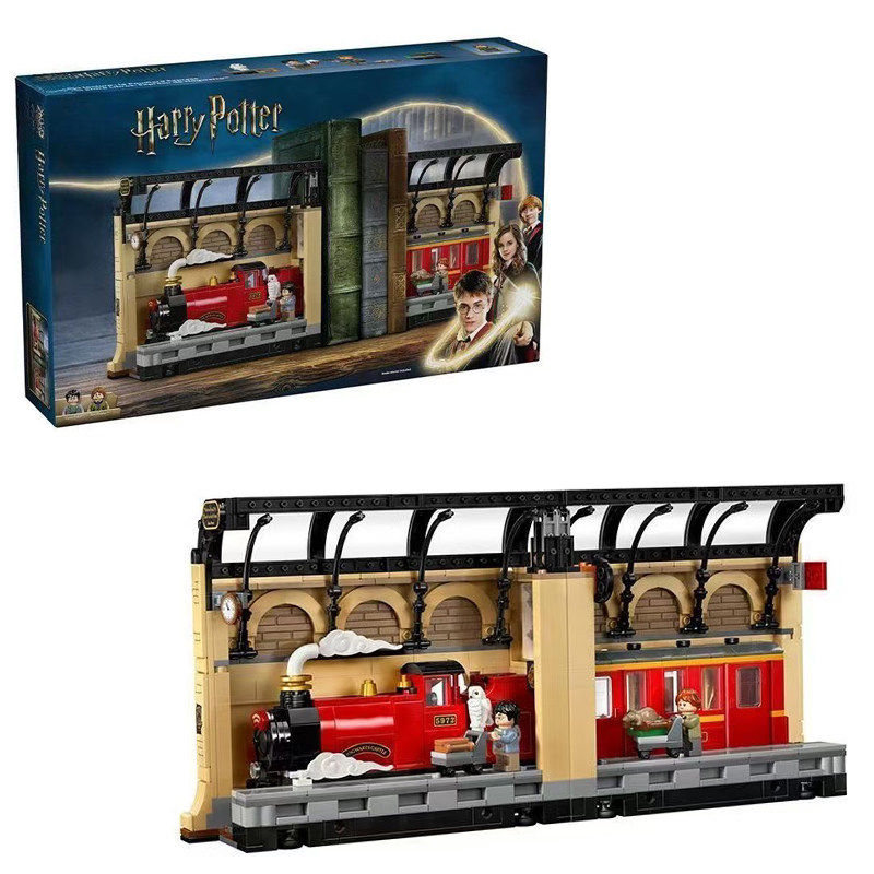 Harry Potter Harry Potter Book Nook Hogwarts Express Building Set Fit Lego NO BOX NA008