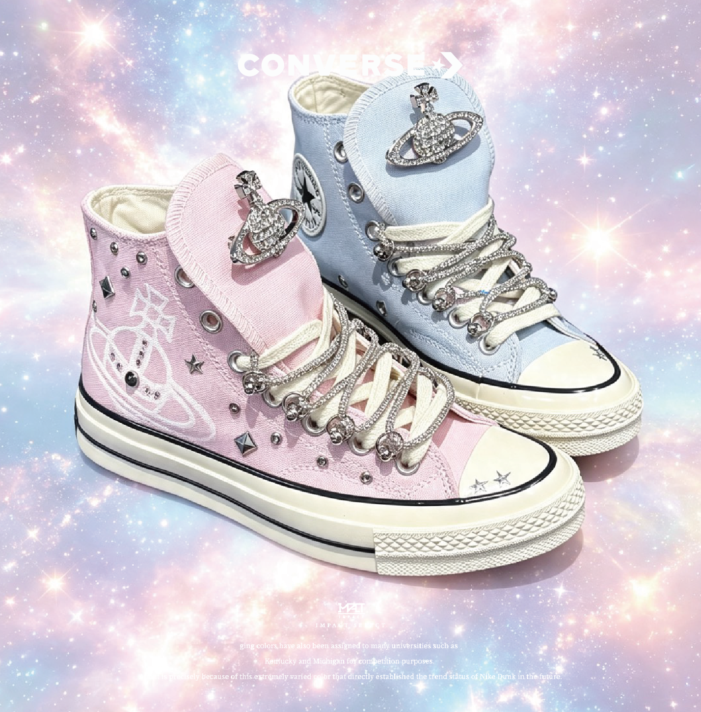 【訂製款】Converse ALL STAR 高筒 宇宙土星 兩色
