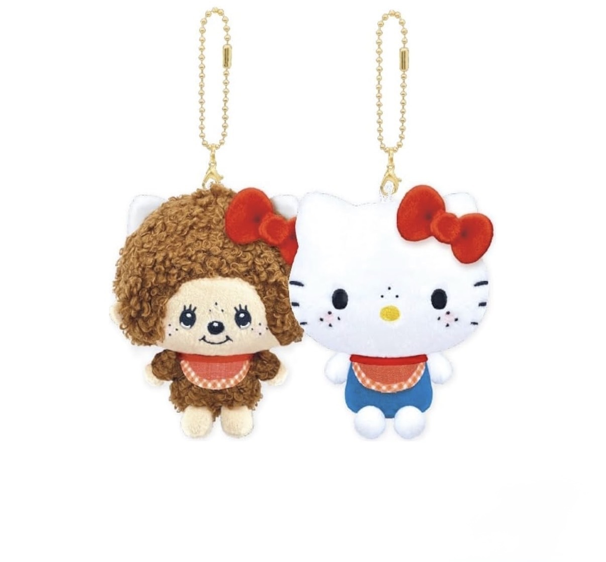 【最新發售】JP Monchichi x Hello Kitty 磁吸公仔吊飾 2件裝 3465 TK260922