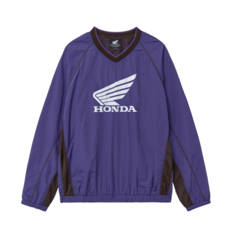 【代購】HONDA PHYPS MOTORCYCLE Nylon Mesh Block Long Sleeve Black｜尼龍網眼拼接長袖上衣
